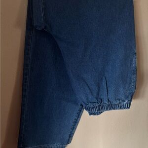 Denim & Co pull on stretch denim jeans size Large